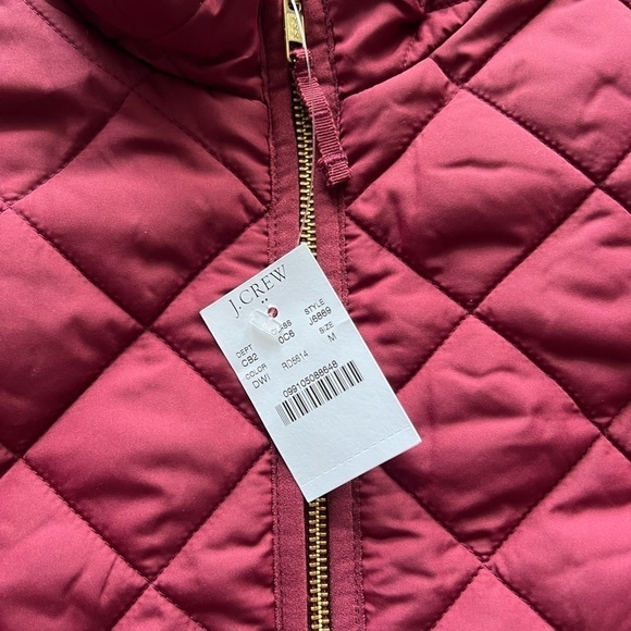J. Crew Mercantile Diamond Quilted Puffer Vest - Picture 2 of 5